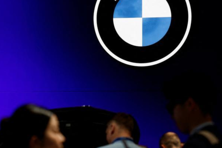 BMW forecasts a modest drop in pre-tax profit for the current fiscal year.