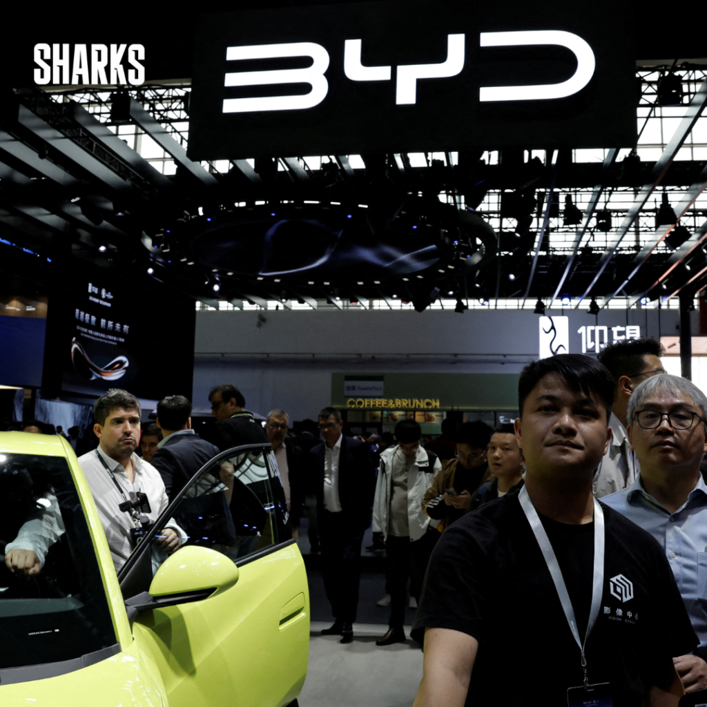 The Turkish government stated that China's BYD has agreed to build a $1 billion automotive manufacturing in Turkey.