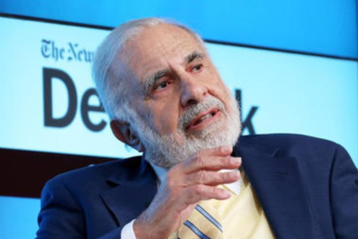 Icahn Enterprises, led by billionaire investor Carl Icahn, saw its shares fall to a more than 20-year low on Monday.